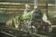 ‘A1’ Pacific at Newcastle. Oil on canvas. 20" x 30" (c) Vernon Rowe. 